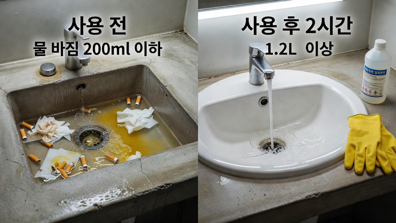 다세대 주택 하수구 막힘 원인과 하수구 뚫는 약품 활용법