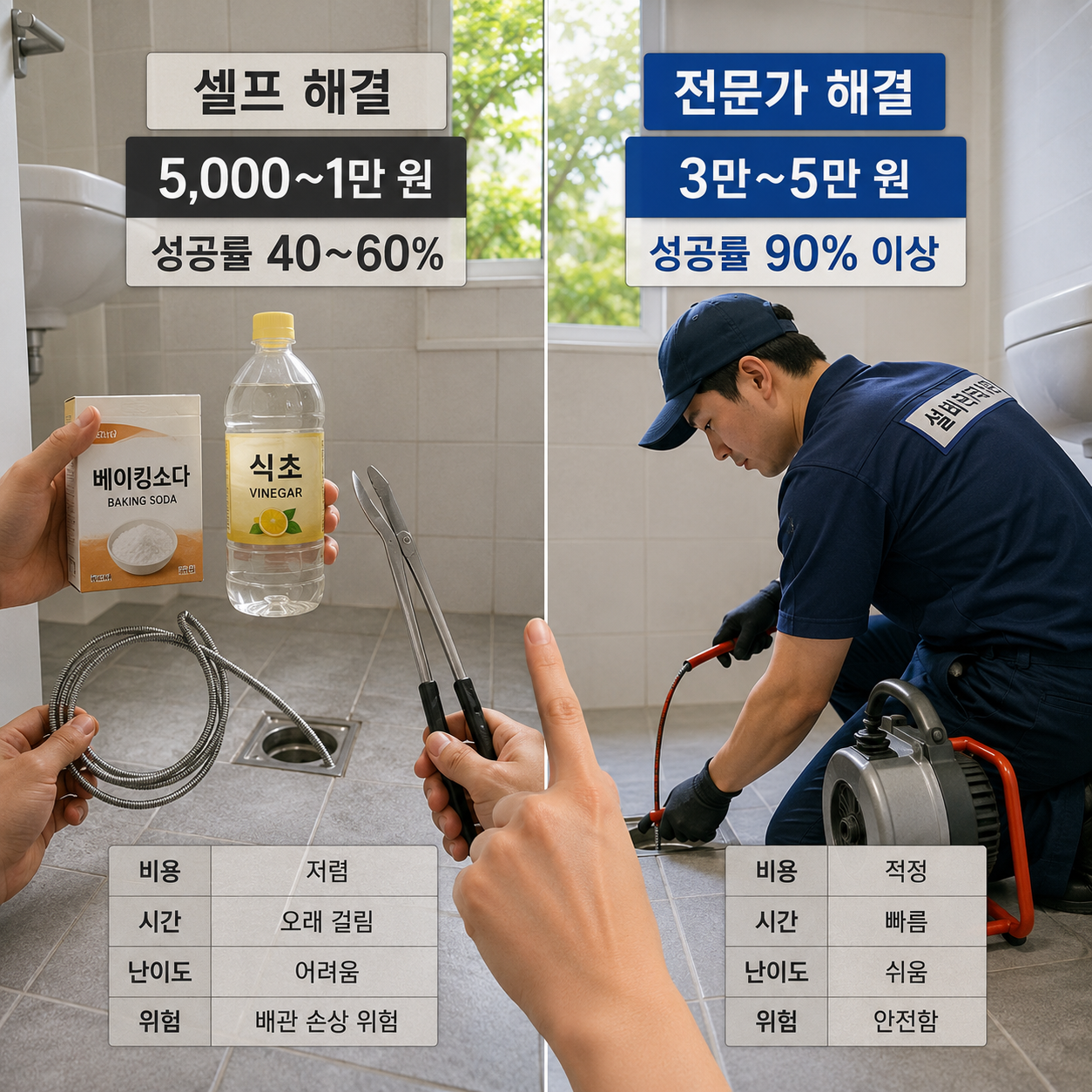 욕실 배수구 머리카락 제거와 예방 완벽 가이드