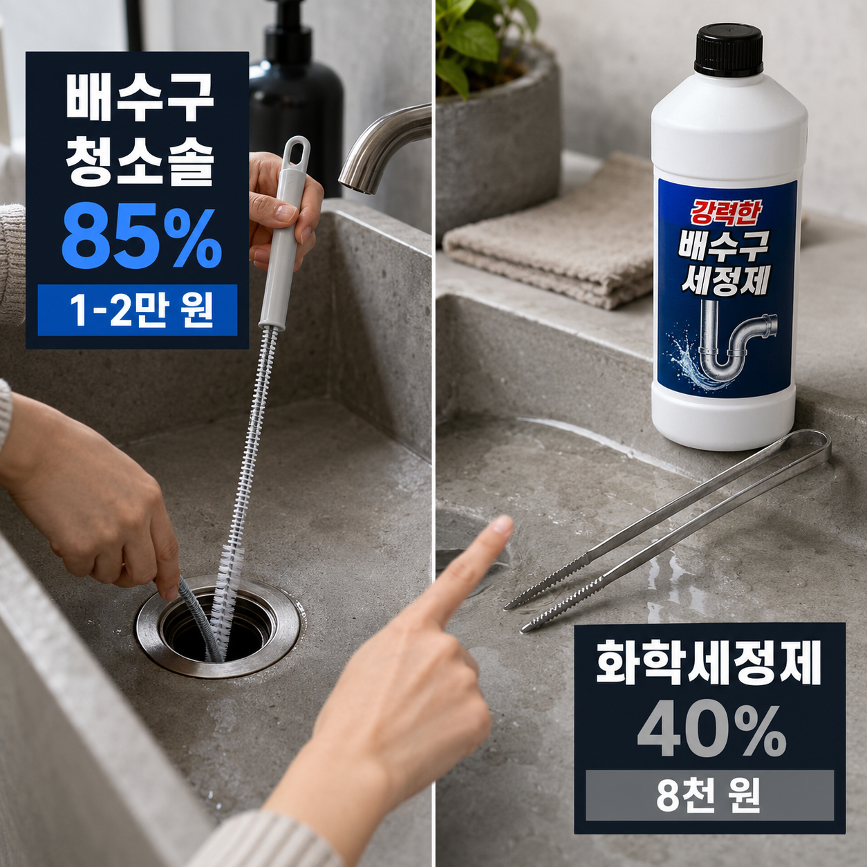 욕실 배수구 머리카락 제거를 위한 실전 가이드