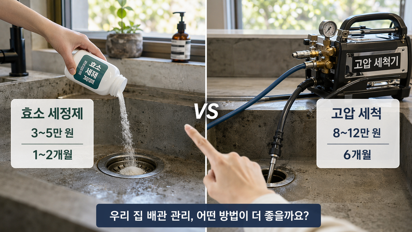 하수구 냄새 제거, 스친들 개발한 1초 해결법