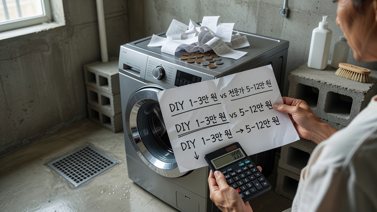 세탁실 하수구 막힘 해결 가이드