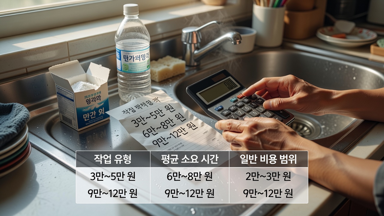 싱크대 막힘 뚫기 안전하고 효과적인 해결법
