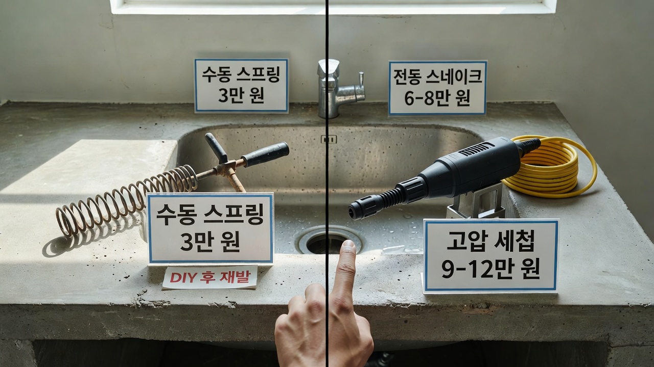 빌라 싱크대 막힘 뚫기 제대로 해야 돈을 아낍니다