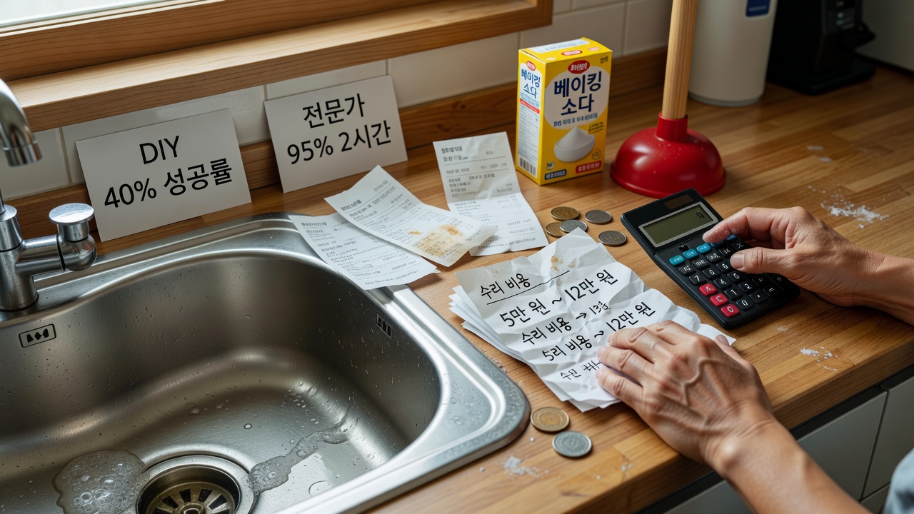 싱크대 막힘 뚫기 전문 솔루션 | 아산 하수구 역류 예방법