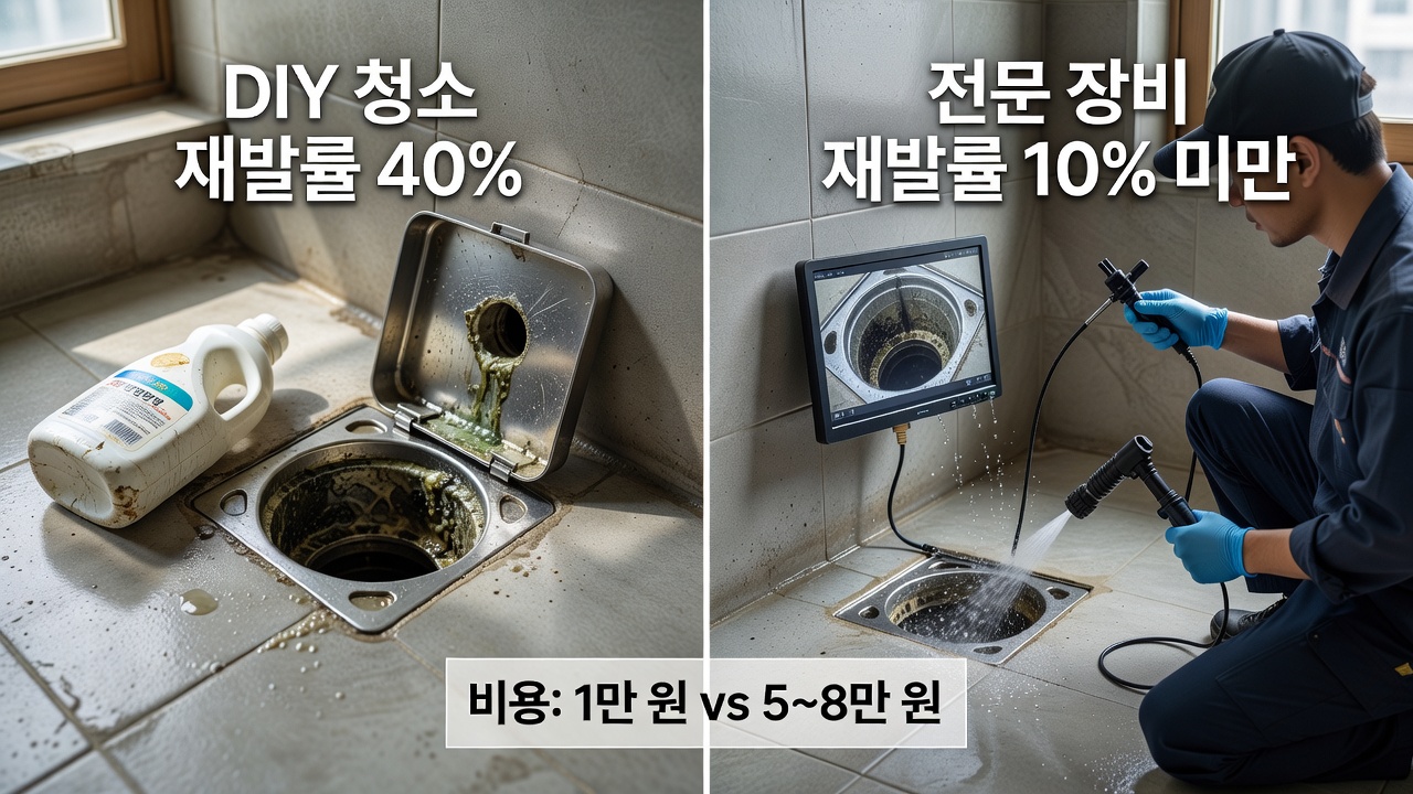 화장실 하수구 냄새 제거, 청소만으로는 해결되지 않는 이유